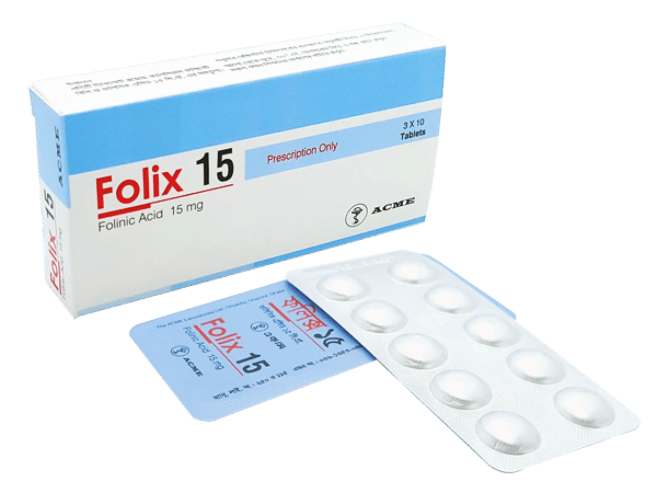 Folix 15 mg Packaging