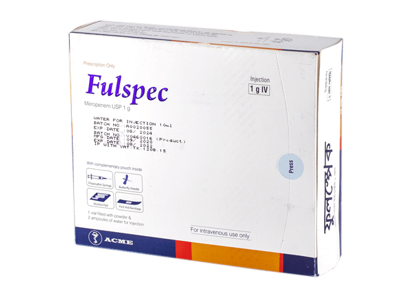 Fulspec 1 gm/vial Packaging