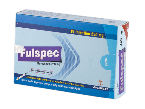 Fulspec 250 mg/vial Packaging