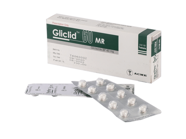 Gliclid MR 60 mg Packaging