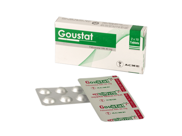 Goustat 40 mg Packaging