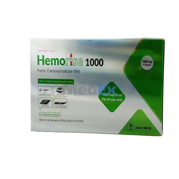 Hemorise 1 gm/20 ml Packaging