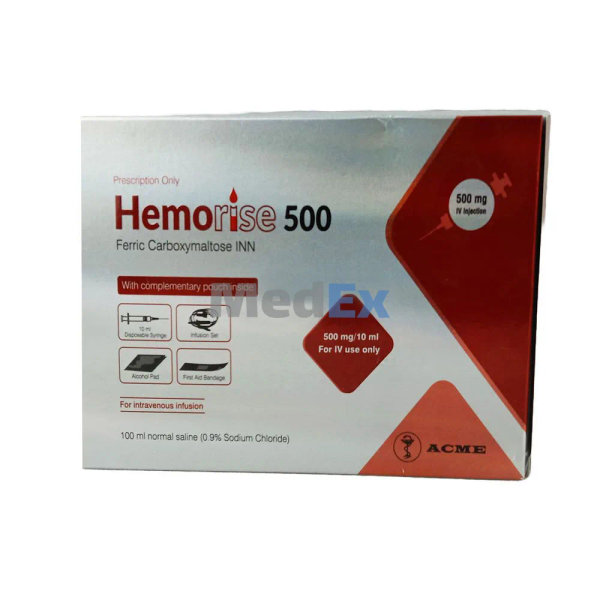 Hemorise 500 mg/10 ml Packaging