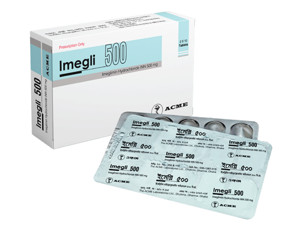 Imegli 500 mg Packaging
