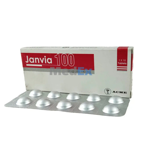 Janvia 100 mg Packaging