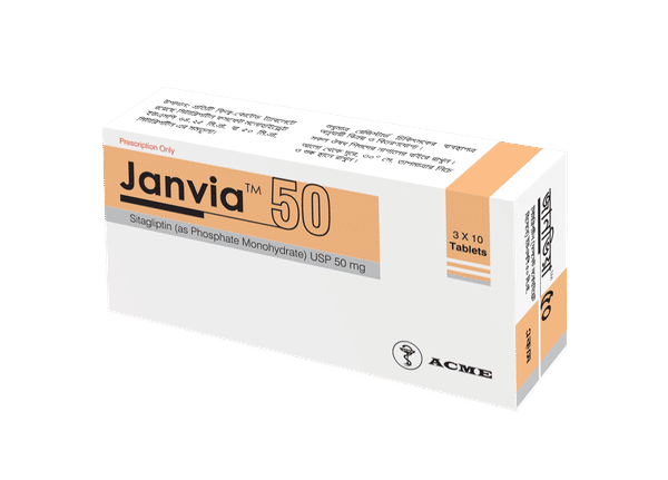 Janvia 50 mg Packaging