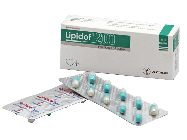 Lipidof 200 mg Packaging