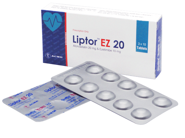 Liptor 20 mg Packaging