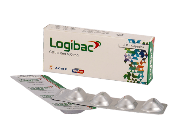 Logibac 90 mg/5 ml Packaging