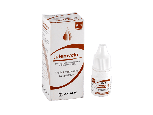Lotemycin 0.5%+0.3% Packaging
