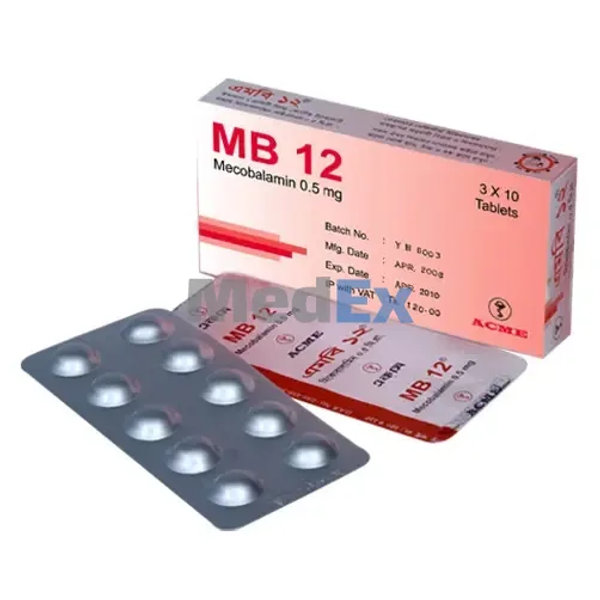 MB 12 500 mcg Packaging