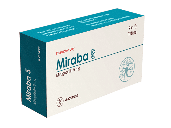 Miraba 5 mg Packaging