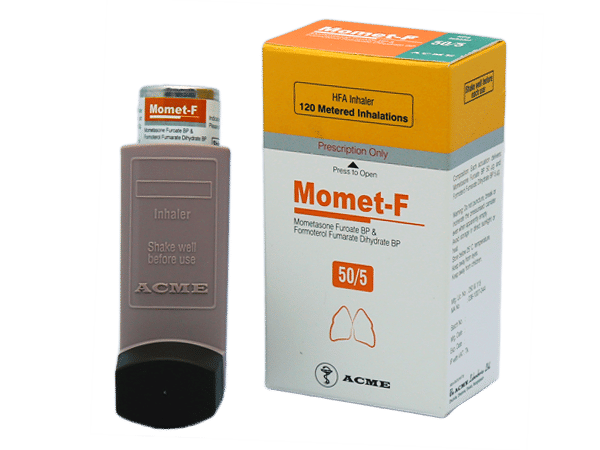 Momet-F (50 mcg+5 mcg)/puff Packaging