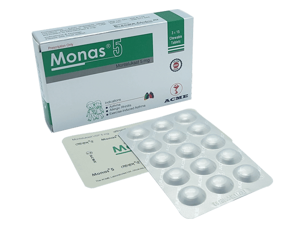 Monas 5 mg Packaging