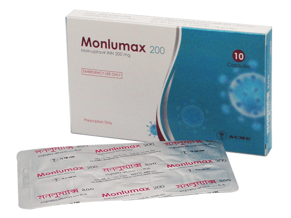 Monlumax 200 mg Packaging