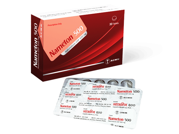 Nameton 500 mg Packaging