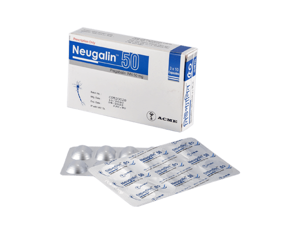 Neugalin 50 mg Packaging
