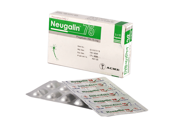Neugalin 75 mg Packaging