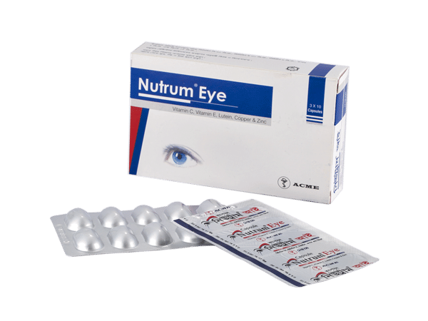 Nutrum Eye 60 mg+30 mg+6 mg+2 mg+15 mg Packaging