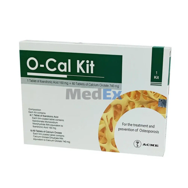 O-Cal Kit 150 mg & 740 mg Packaging