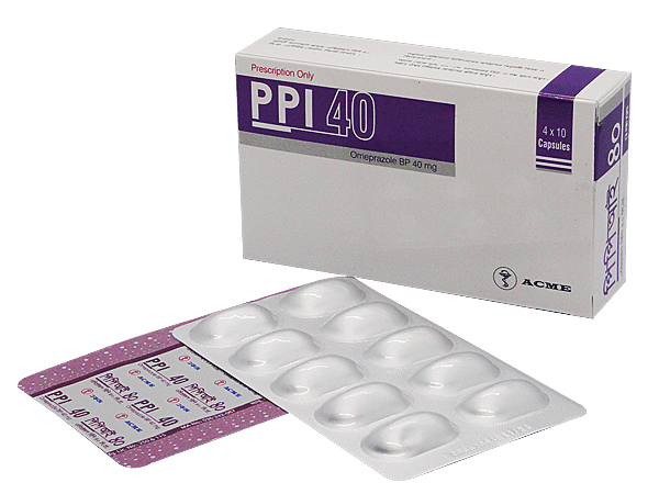 PPI 40 mg/vial Packaging