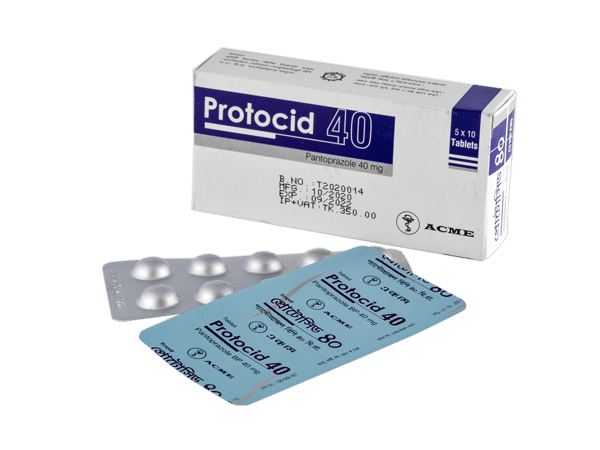 Protocid 40 mg Packaging