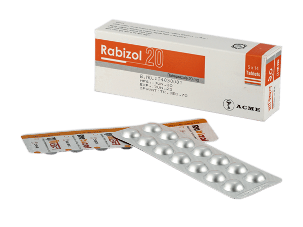 Rabizol 20 mg Packaging