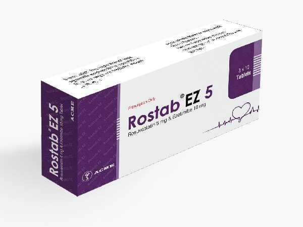 Rostab 5 mg Packaging