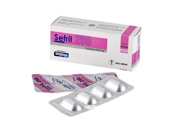 Sefril 250 mg Packaging