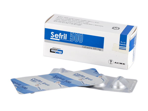 Sefril 500 mg Packaging
