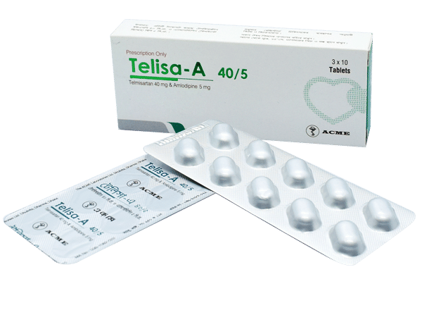 Telisa-A 5 mg+40 mg Packaging