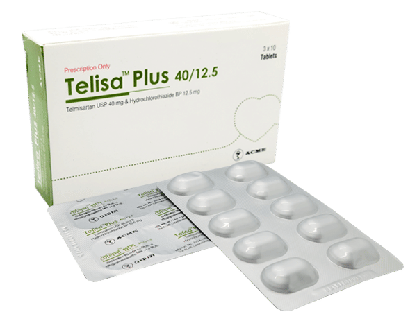 Telisa Plus 40 mg+12.5 mg Packaging