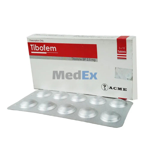 Tibofem 2.5 mg Packaging