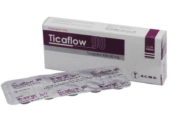Ticaflow 90 mg Packaging