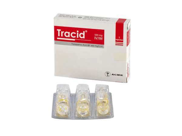 Tracid 500 mg/5 ml Packaging