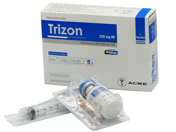Trizon 250 mg/vial Packaging