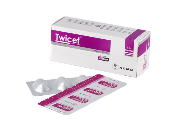 Twicef 500 mg Packaging