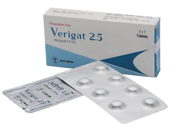 Verigat 5 mg Packaging