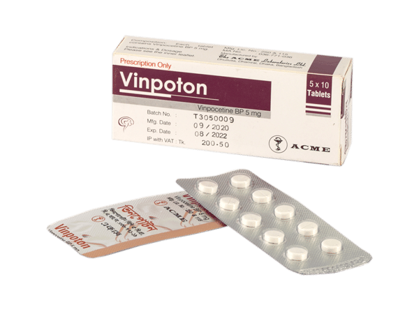 Vinpoton 5 mg Packaging