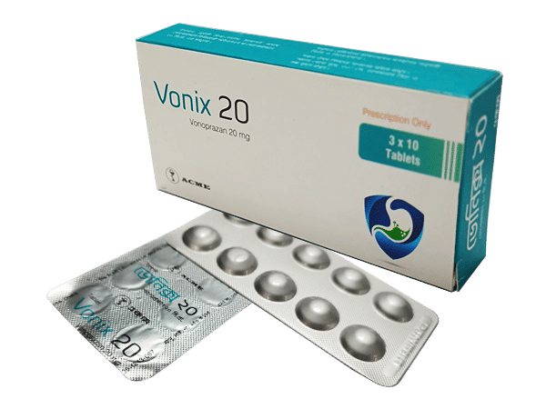 Vonix 20 mg Packaging
