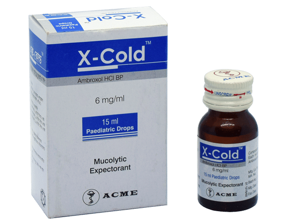 X-Cold 15 mg/5 ml Packaging