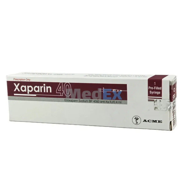 Xaparin 4000 Anti-Xa IU/0.4 ml Packaging