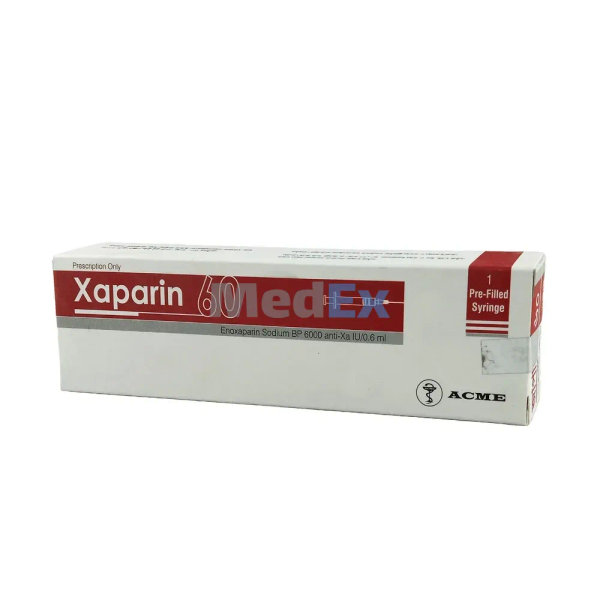 Xaparin 6000 Anti-Xa IU/0.6 ml Packaging