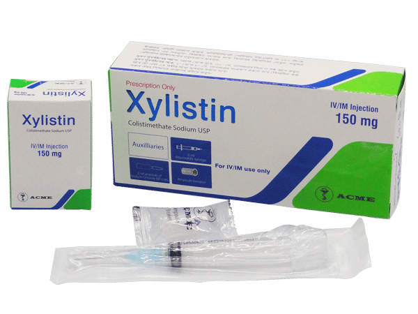 Xylistin 4.5 MIU (150 mg) Packaging