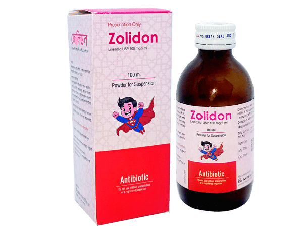 Zolidon 100 mg/5 ml Packaging