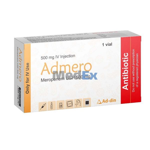 Admero 500 mg/vial Packaging