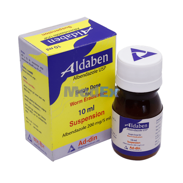 Aldaben 200 mg/5 ml Packaging