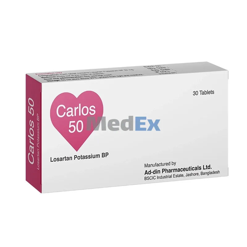 Carlos 50 mg Packaging