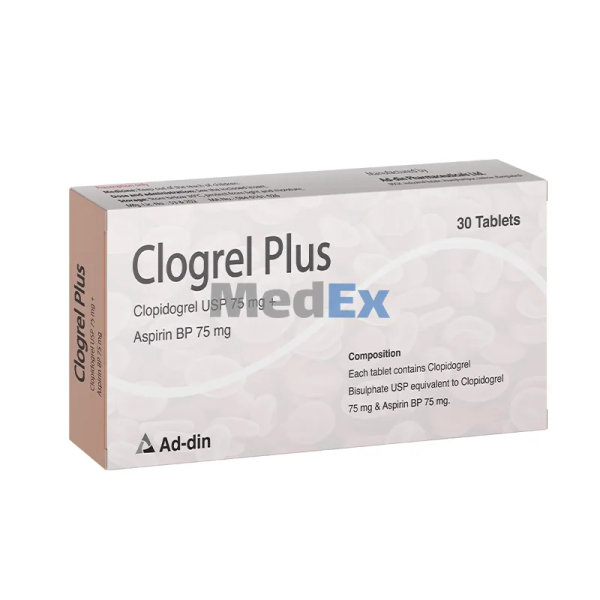 Clogrel Plus 75 mg+75 mg Packaging