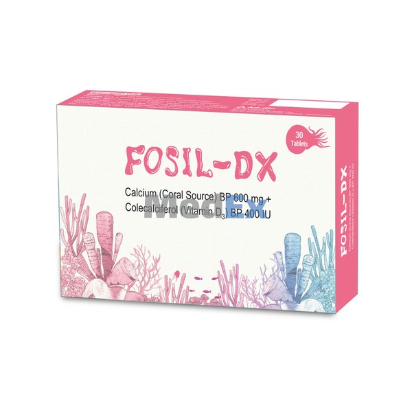 Fosil-DX 600 mg+400 IU Packaging
